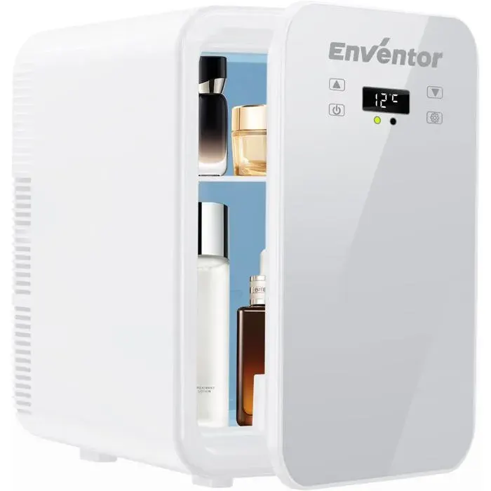 Mini Frigo 10L Double Système De Refroidissement Blanc