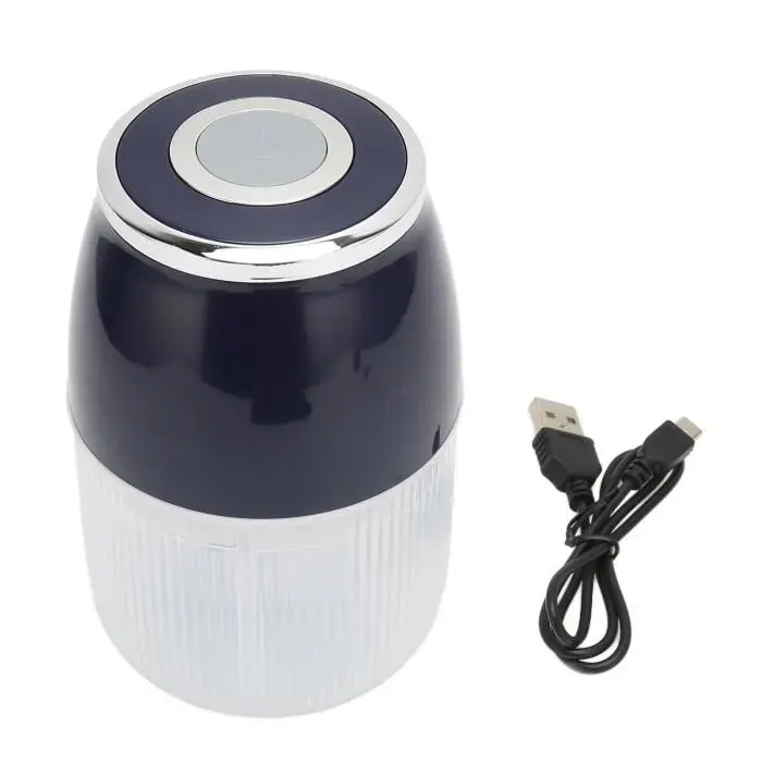 Mini hachoir à ail électrique - ESTINK - ESTINK - 3 lames moteur puissant - Charge USB - Batterie 1200 mAh — coloris Bleue