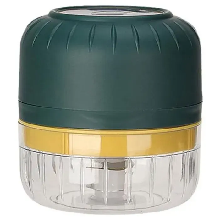 Mini hachoir électrique USB - Rechargeable 100ml - Cuisine - Vert 18.8x18.8x9.5cm
