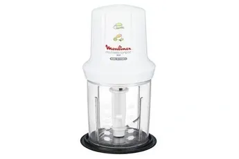 Mini Hachoir Moulinex Moulinette DJ305110 Compact 0,6 L Blanc — vue 2