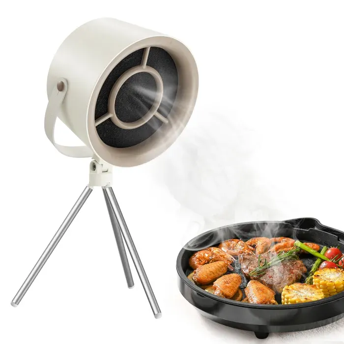 Mini Hotte Aspirante Hotte Portable Ventilateur dExtraction de Cuisine Portable Aspiration de 1200Pa 3 Vitesses de Vent