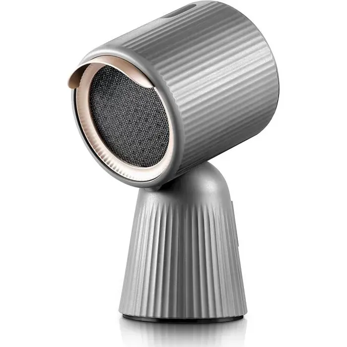 Mini hotte aspirante portable - 180 m³/h 3 vitesses mode recyclage avec filtre à charbon - Idéale cuisine dappoint gris