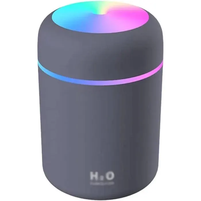 Mini humidificateur dair USB avec veilleuse colorée appareil daromathérapie dintérieur à brancher purificateur dair pour