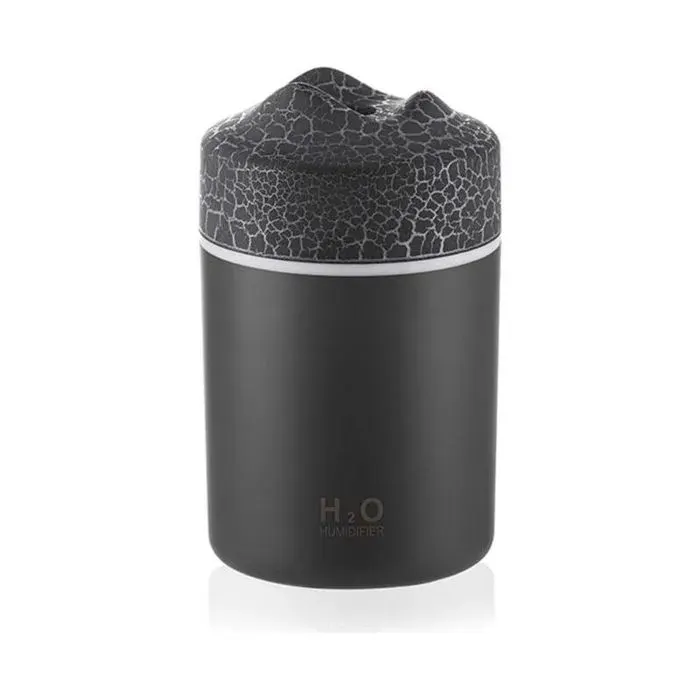 Mini humidificateur de voiture Mini Humidificateur Ultrasonique avec 2 Mode Brume Réglable Arrêt Automatique et Veilleuse Coloré