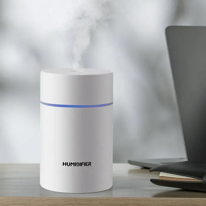 Mini humidificateur humidificateur de bureau personnel USB humidificateur veilleuse arrêt automatique mode brume froide 300