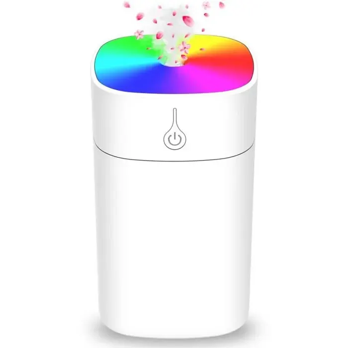 Mini humidificateur portable pour chambre diffuseur de parfum dintérieur 400 ml format bureau personnel