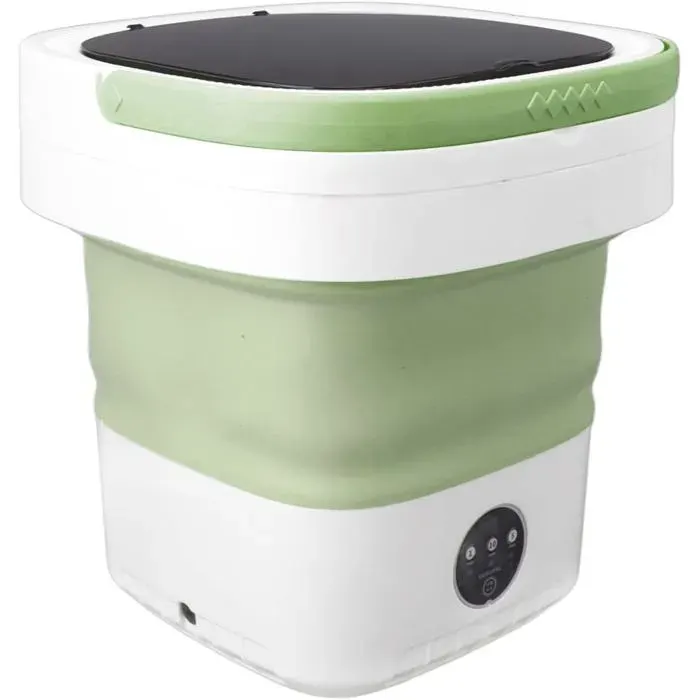 Mini Lave-Linge Portable Petit Lave-Linge Et Sèche-Linge Pliable Lave-Seau De 75 Litres Avec Panier DÉgouttage Pour Sous-Vêteme