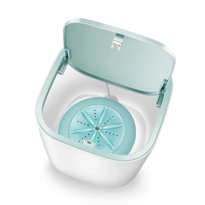 Mini lave-linge ultrasonique USB portable turbine pour sous-vêtements/bébé camping/caravane Label