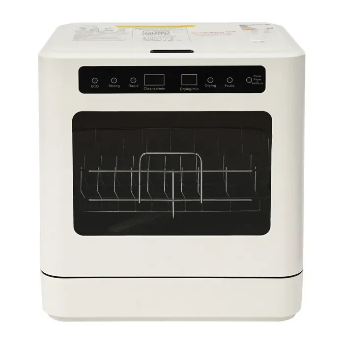 Mini-lave-vaisselle portable de 800 W doté de 4 programmes de lavage et dune fonction de séchage commande tactile