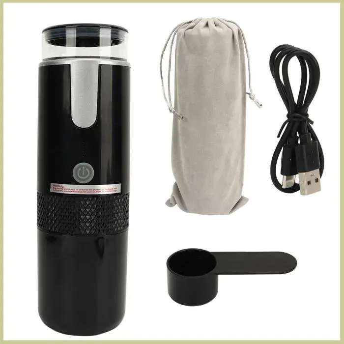 Mini Machine à café Portable avec Batterie 1200mAh pour les Pique-niques de Pêche de Camping de Voyage Capsule de Tasse de K