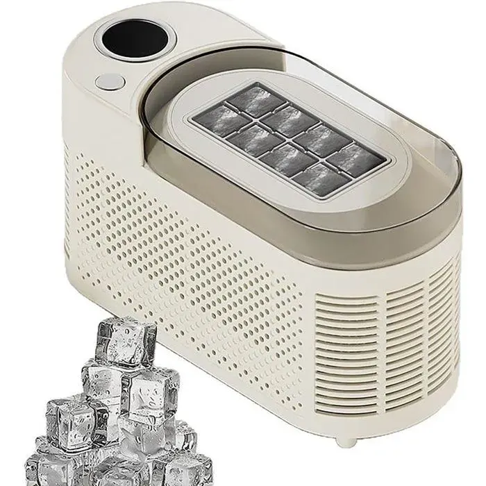 Mini machine à glaçons portable – 8 glaçons en 10 min adaptateur 12V