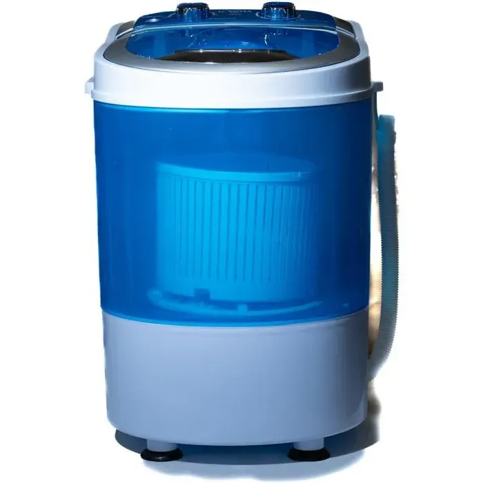 Mini Machine À Laver 3Kg De 240W Portable Avec Fonction Essorage Petite Taille Compact Capacité De Charge 3 Kg Idéal Pour Étudian