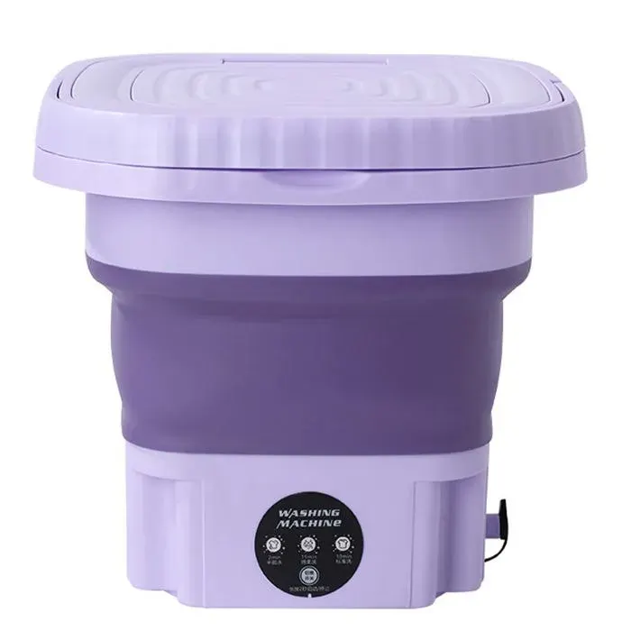 Mini machine à laver 9L portable pliable de grande capacité de pour petits vêtements petite laveuse et sécheuse portatives combinées
