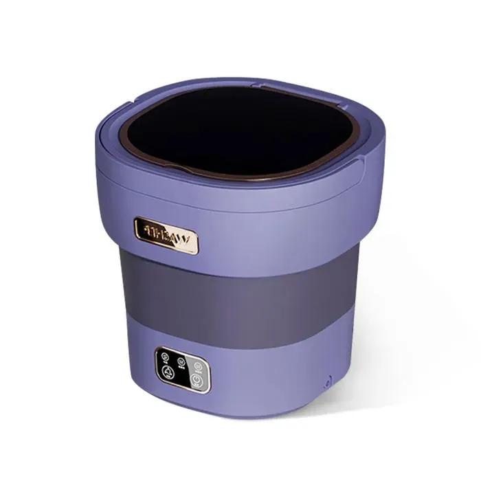 Mini machine à laver - LUNSY - Compacte 12 L - Idéale pour sous-vêtements et vêtements de bébé - Design pliable