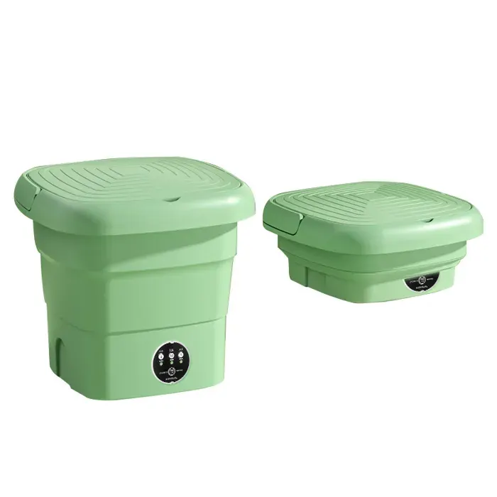 Mini Machine À Laver Petit Lave Linge Pliable 3 Modes De Nettoyage Minuterie Stérilisation à La Lumière Violette