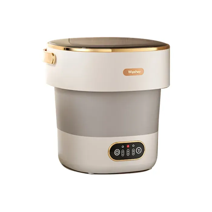 Mini machine à Laver Portable13 L 3 Programmes de Lavage avec Tuyau de Vidange pour Maison Voyages Camping Camping-cars