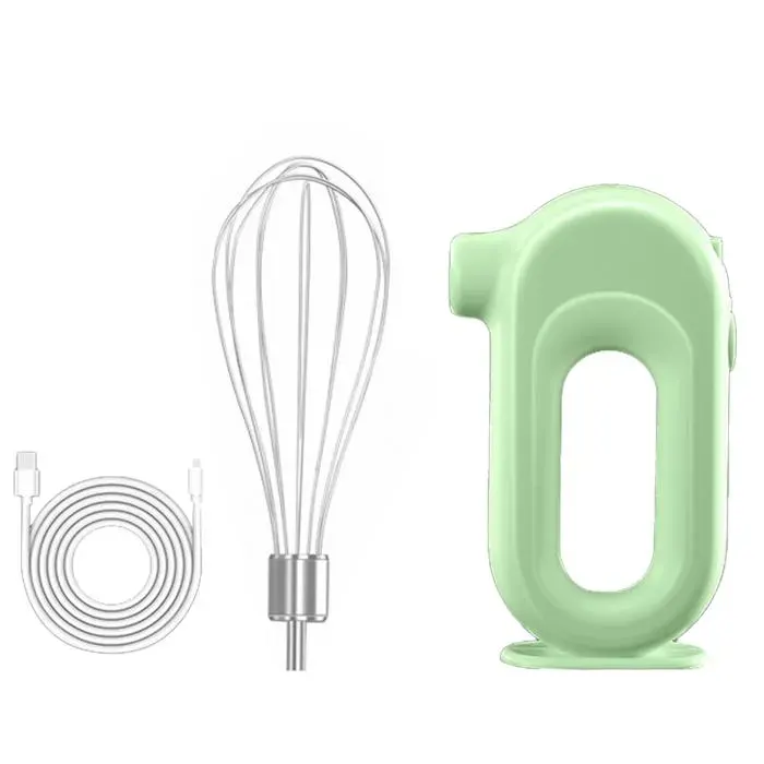 Mini mixeur électrique à main sans fil batteur portable pour la cuisine parfait pour gâteaux œufs et autres préparations