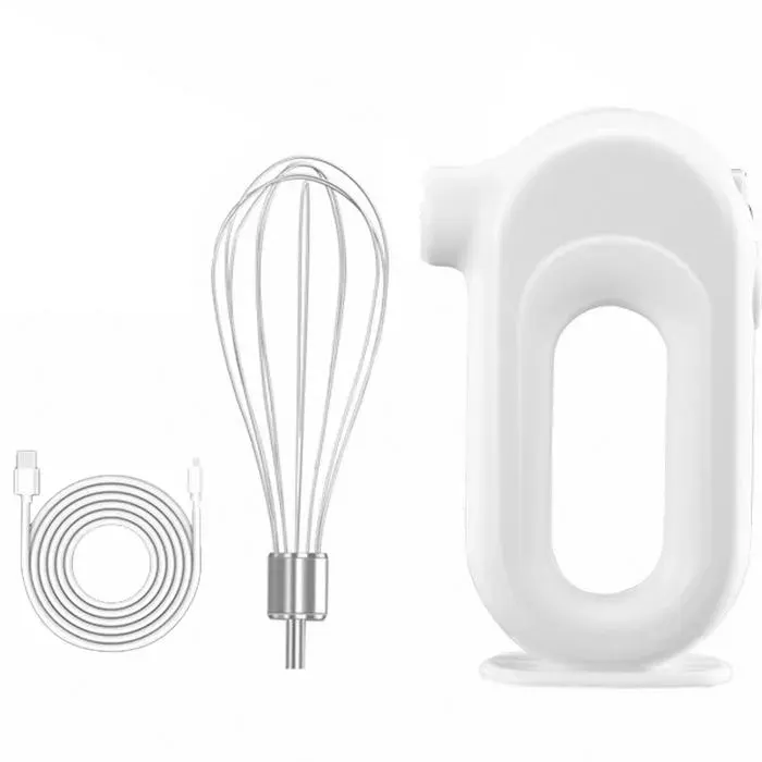 Mini Mixeur Électrique Portable pour Cuisine Outils Pratiques pour Gâteaux Fouet et Agitateur en Vert Menthe