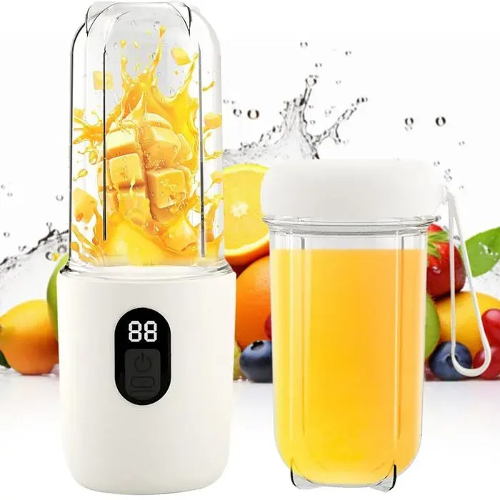 Mini Mixeur LED 1 Pièce Portable - Personal Blender Smoothie Shake Fruit - Pour Sport Domicile Camping Dupcheliry