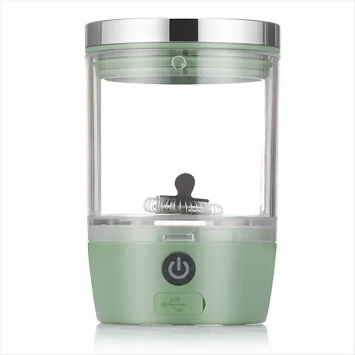Mini Mousseur à Lait Électrique Portable pour Voyage Maison Entièrement Automatique pour Faire Mousser le Chocolat et le Café A