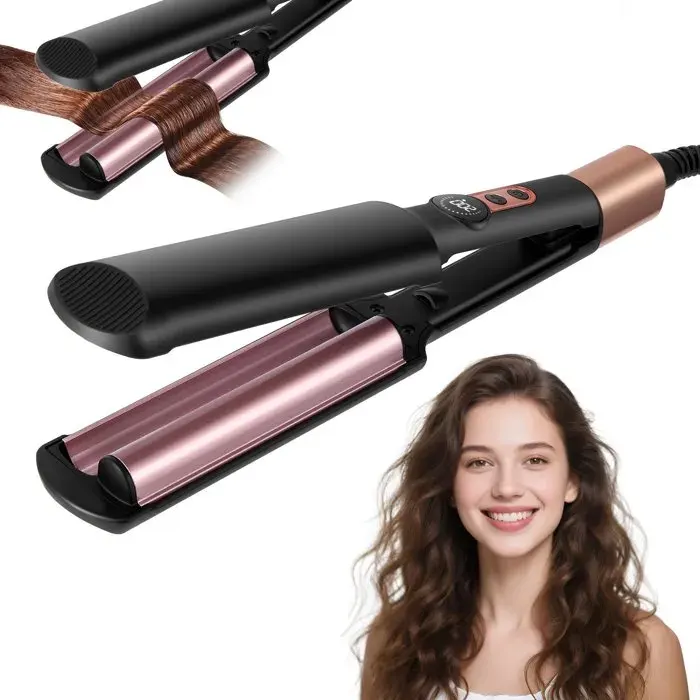 Mini pince à boucler les cheveux petite fer à cheveux pour cheveux courts boucleur de cheveux avec 5 températures réglables