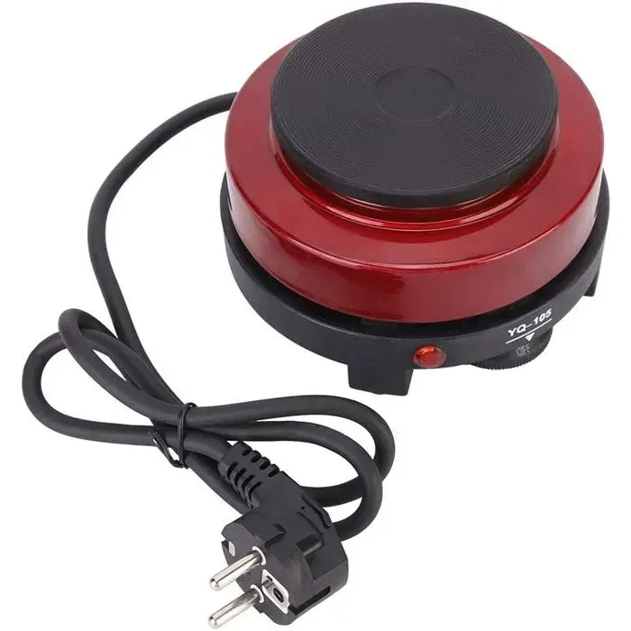 Mini Plaques Chauffantes 500 W 220 V-240 V Cuisson Électrique Réchaud Unique 5 Niveaux De Puissance Plaque Chauffante Récha[PE153]