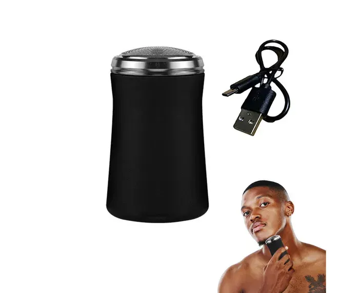 Mini rasoir électrique lavable rasoir électrique de poche portable pour hommes tondeuse à barbe rasoir rechargeable pour homm