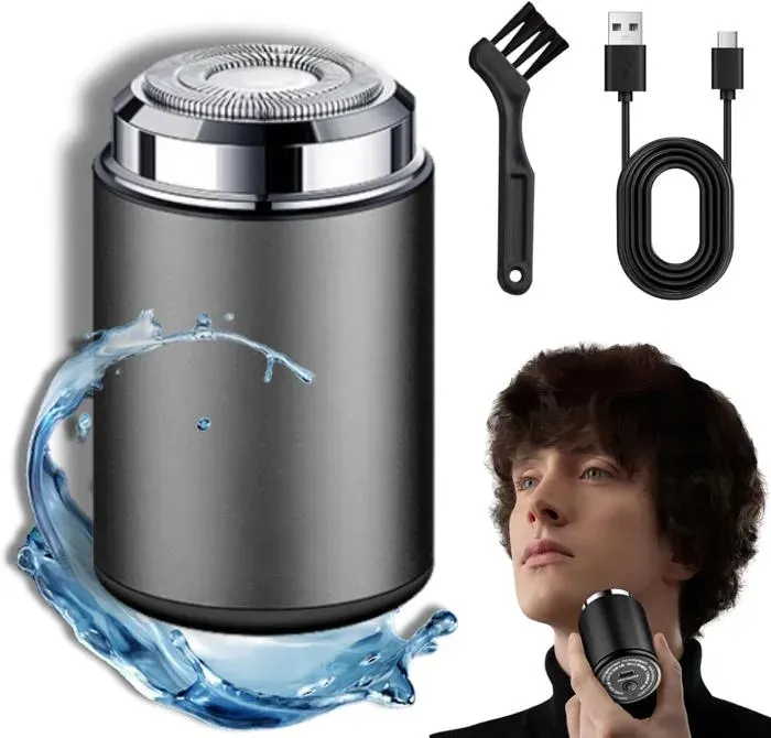 Mini Rasoir Électrique Portable Pour Homme Et Famale Rasoir Capsule De Poche Pour Homme Rasoir Électrique Rechargeable De Typ