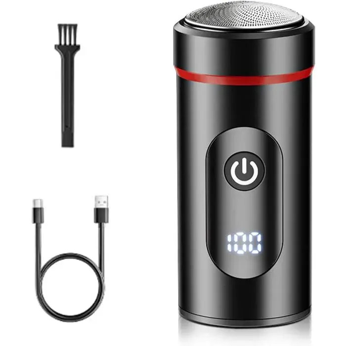 Mini Rasoir Électrique Pour Homme Étanche Ipx7 Rasoir Électrique Multifonction Pour Homme 7000 Tr/Min Rasoir Portable De[XT480]