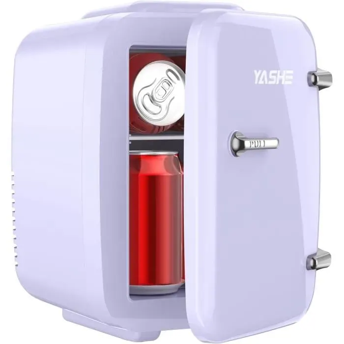 Mini réfrigérateur 4 litres pour cosmétiquesboissons220 V AC/12 V DCthermoélectrique refroidissement et réchauffementpetit ré