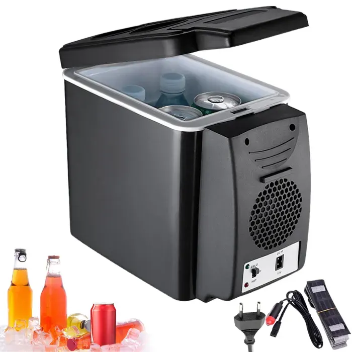 Mini réfrigérateur 6L- 12V 220V Double Alimentation Chaud/Froid 45W - Mode Silencieux - Mini Frigo Portable - Glacière Électrique