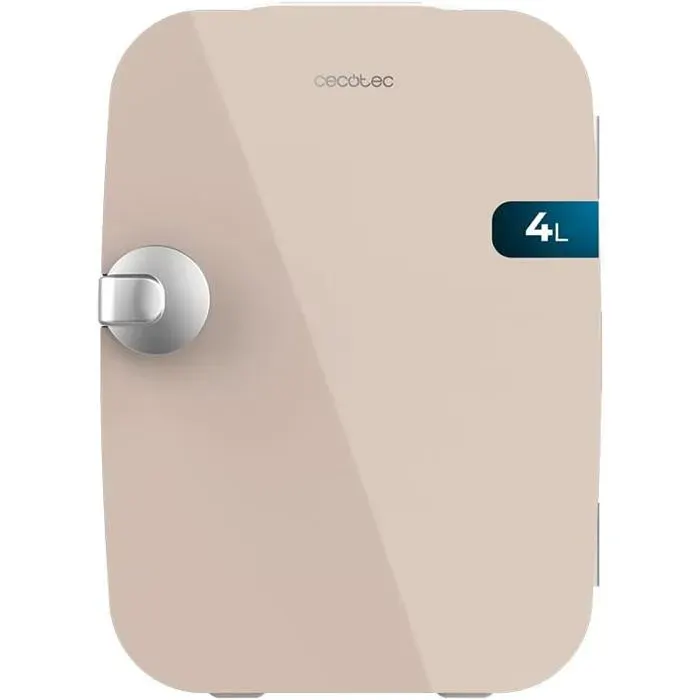 Mini réfrigérateur Cecotec Bolero Minicooling Río Cream 4L 12V/220V chaud/froid 5–65°C voiture et caravane