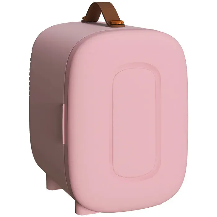 Mini-réfrigérateur/frigo beauté capacité 4 L 203 x 263 x 28 cm rose