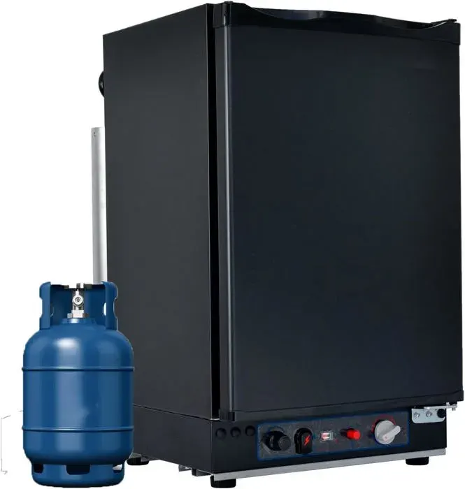 Mini Réfrigérateur Gaz - 12V/220V/Gaz -Smeta - 40L - Portable - Porte Réversible - Silencieux