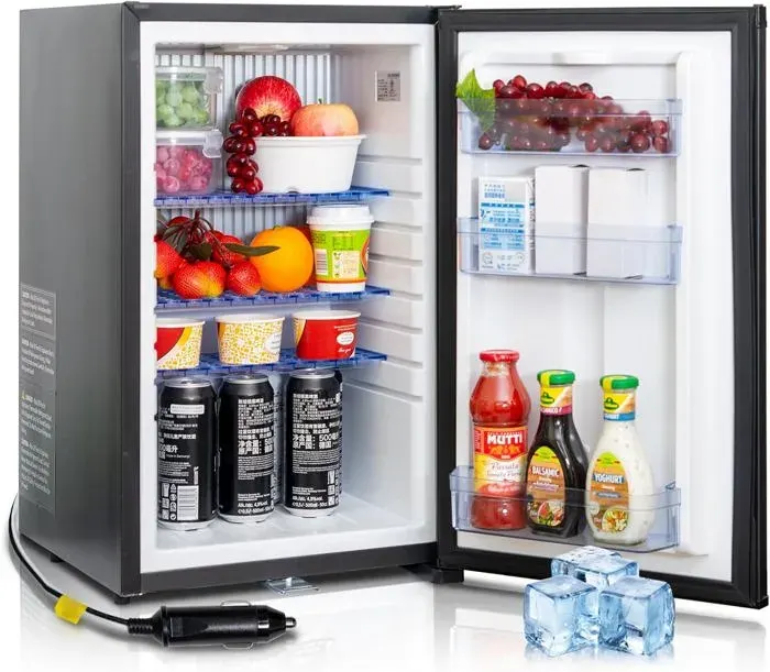 Mini réfrigérateur-refroidissement par absorption-Smad-45L-noir-autoportant-sans givre