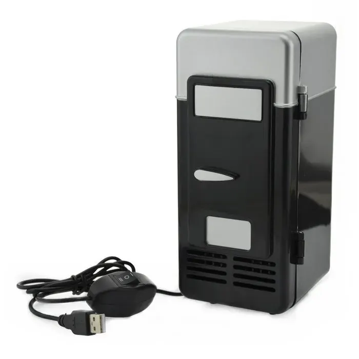 Mini Réfrigérateur USB H-UF05 Noir Refroidisseur/Réchauffeur pour Bureau/PC VITDIPY
