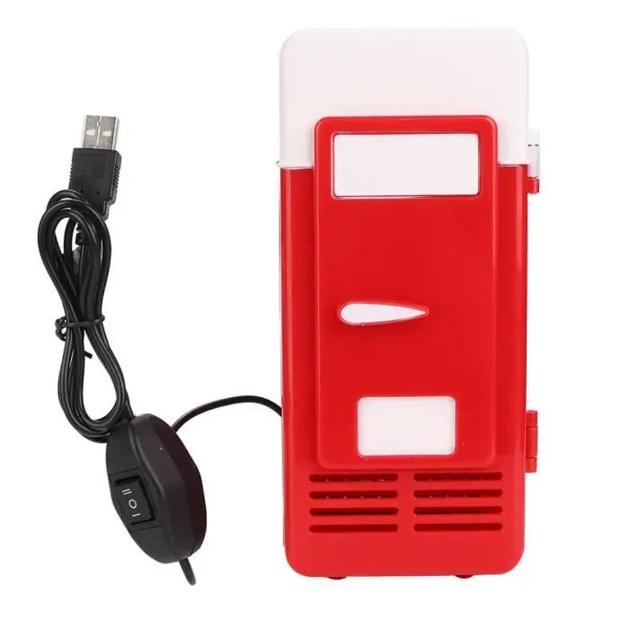 Mini Réfrigérateur - VVIKIZY - Portable - Refroidissement à 85°C - USB - Rouge