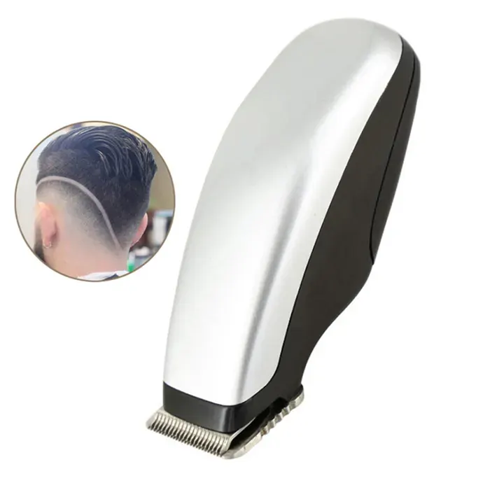 Mini tondeuse à barbe portable électrique tondeuse à cheveux rasoir de barbier pour hommes