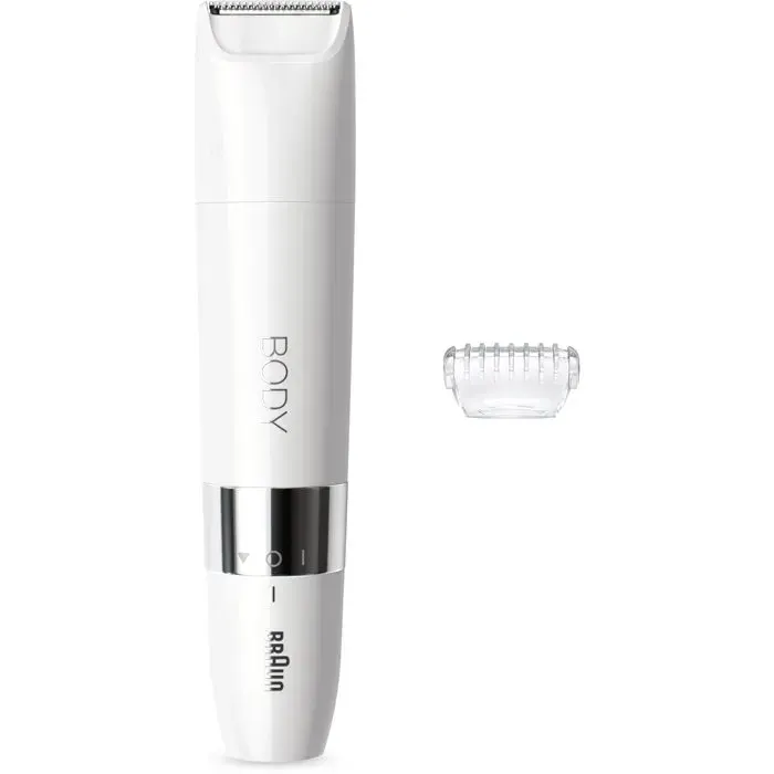 Mini tondeuse corps - BRAUN - BS1000 - Compacte - Précise - Zones sensibles