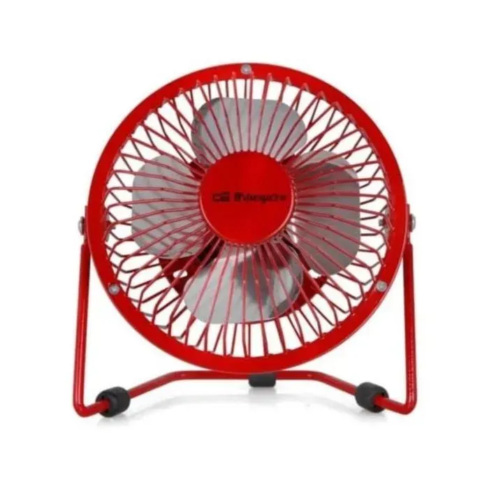 Mini Ventilador USB Orbegozo PW 1027 2 5W Funcionamiento Silencioso Aspas Metálicas Compacto