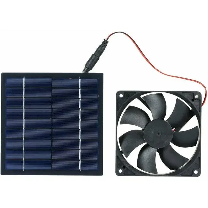 Mini ventilateur à panneau solaire 5 W 6 V ventilateur dextraction solaire alimenté par la lumière du soleil/résistance à leau IP