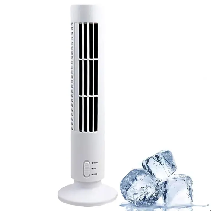 Mini ventilateur colonne usb tour de ventilation blanche ou - FAMICAM - noire verticale pour bureau travail détente ordinateur