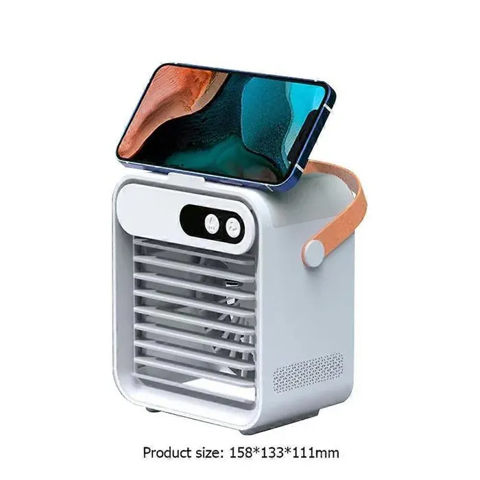 Mini ventilateur de bureau portable rechargeable par USB climatiseur portable petit ventilateur