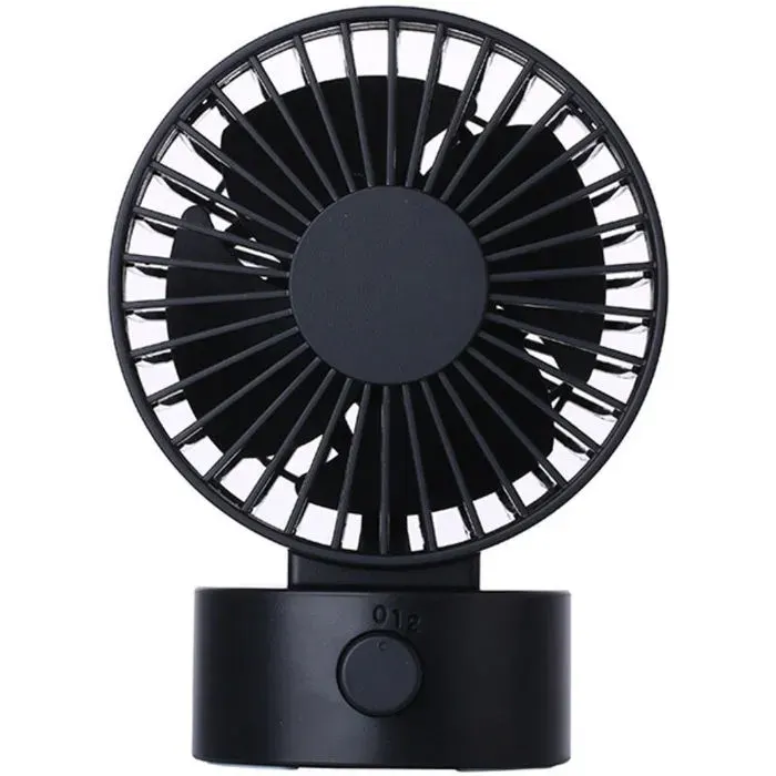 Mini ventilateur de bureau USB 102 × 79 × 138 mm format de paume silencieux vitesse du vent à trois vitesses un compagnon de r