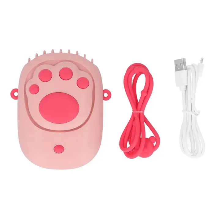 Mini ventilateur de cou - GIGICIAL - Patte de chat - Rechargeable - Silencieux - Portable