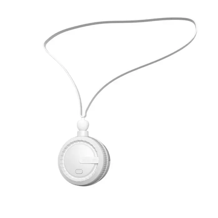 Mini ventilateur de cou sans pales portable USB rechargeable à 3 vitesses idéal pour l’été