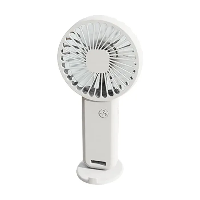 Mini ventilateur de poche portable avec support ventilateur électrique de bureau à chargement USB ()