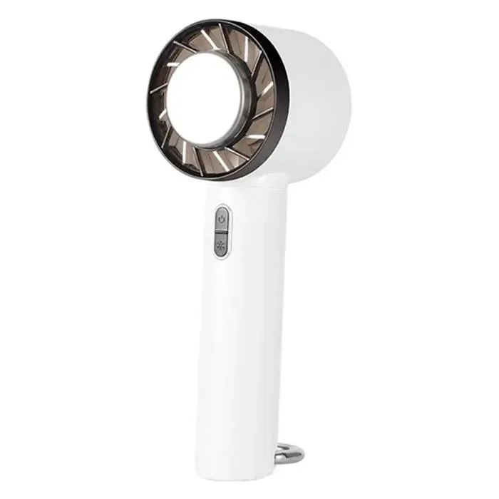 Mini ventilateur dété portable ventilateur de refroidissement portatif extérieur avec fonction de compression froide - Blanc