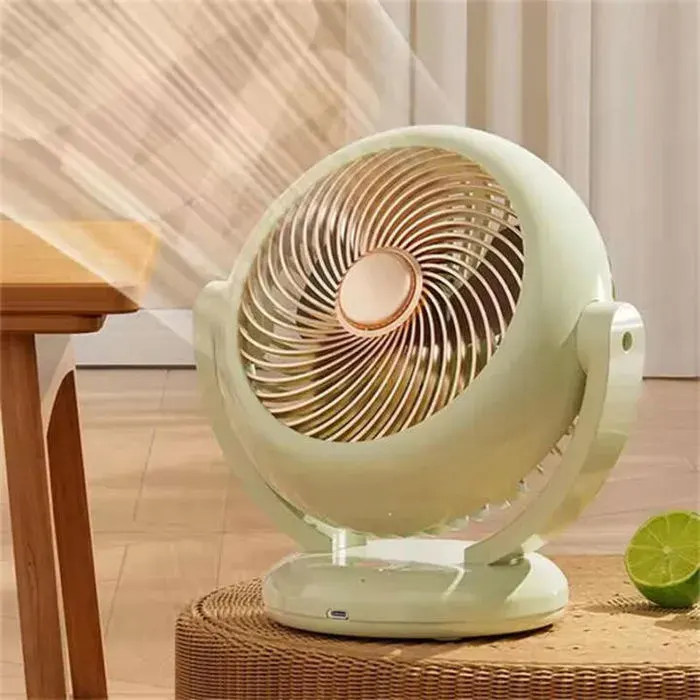 Mini ventilateur oscillant – Oscillation 180° USB-C silencieux – Bureau voyage – Vert