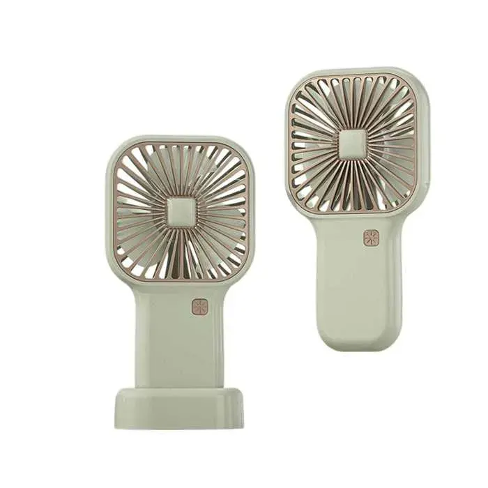 Mini ventilateur portable à main sans balais USB rechargeable moteur haute vitesse silencieux pour étudiant bureau